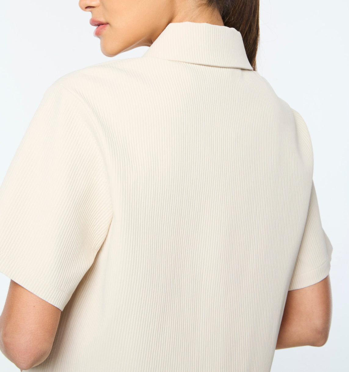 Sergio Tacchini Mia Cropped Shirt - Beige