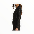 Z Supply Aurora Sequin Top - Black