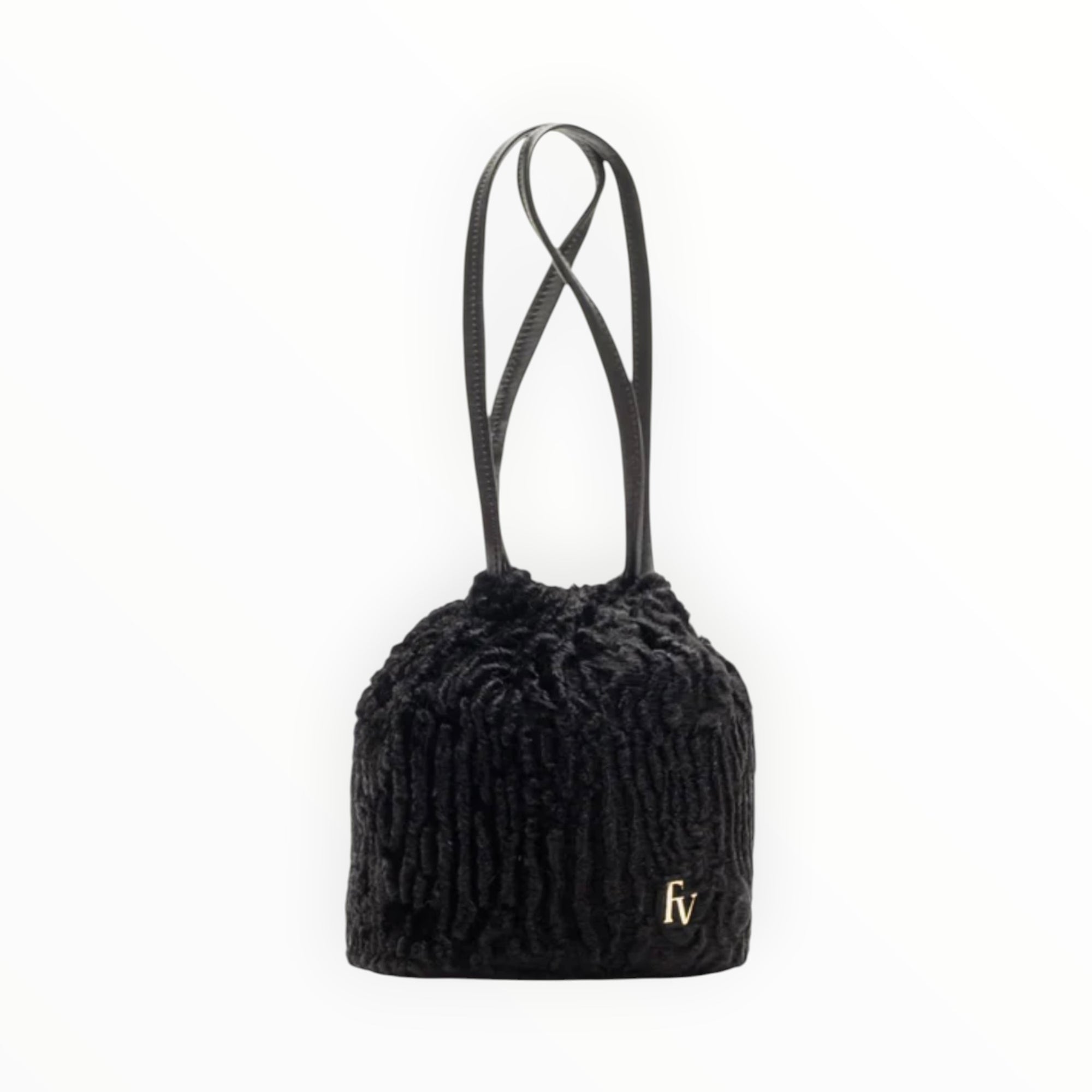 Frances Valentine Pouf Bag - Black