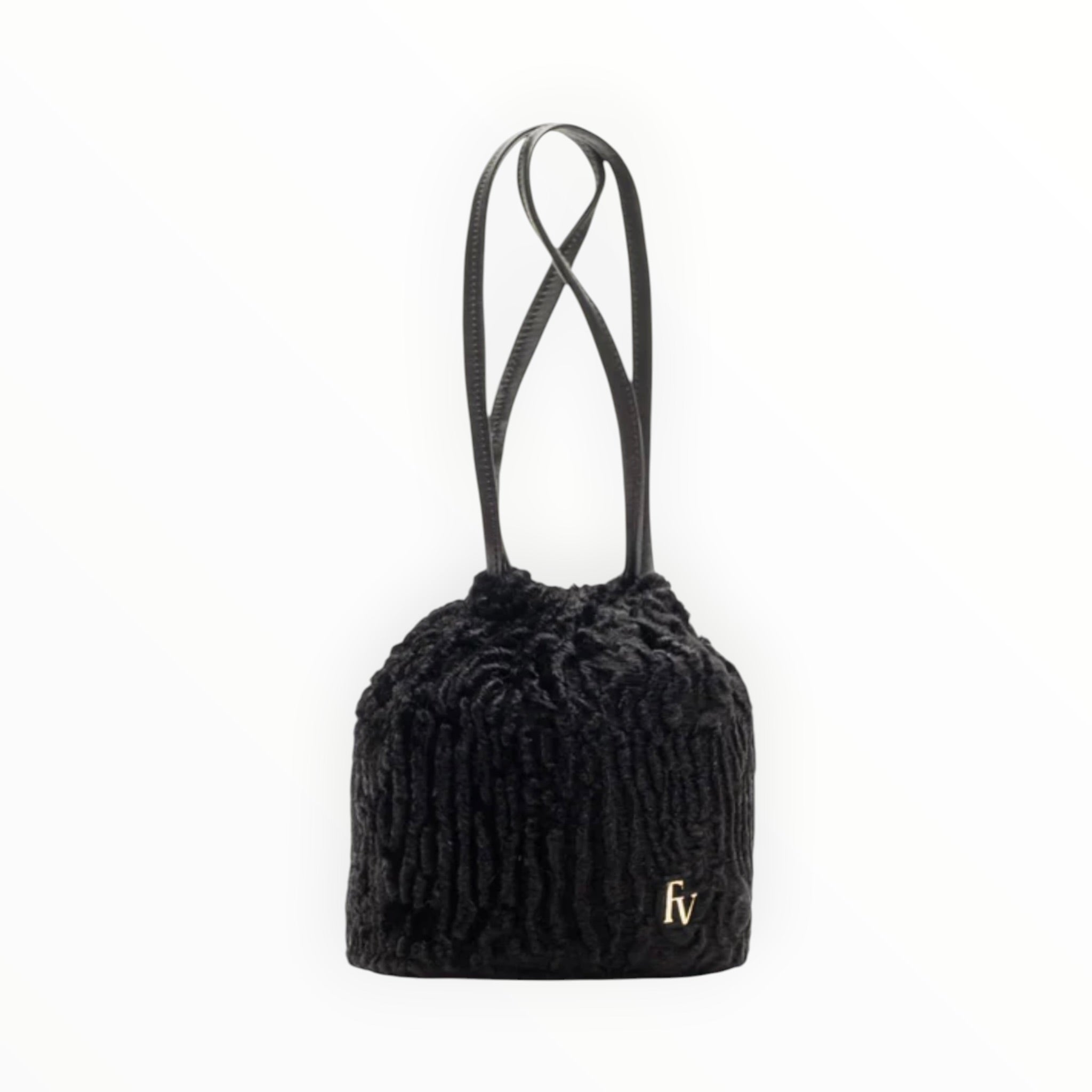 Frances Valentine Pouf Bag - Black