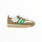 Back 70 Jogger Sneaker - White/Camel/Green