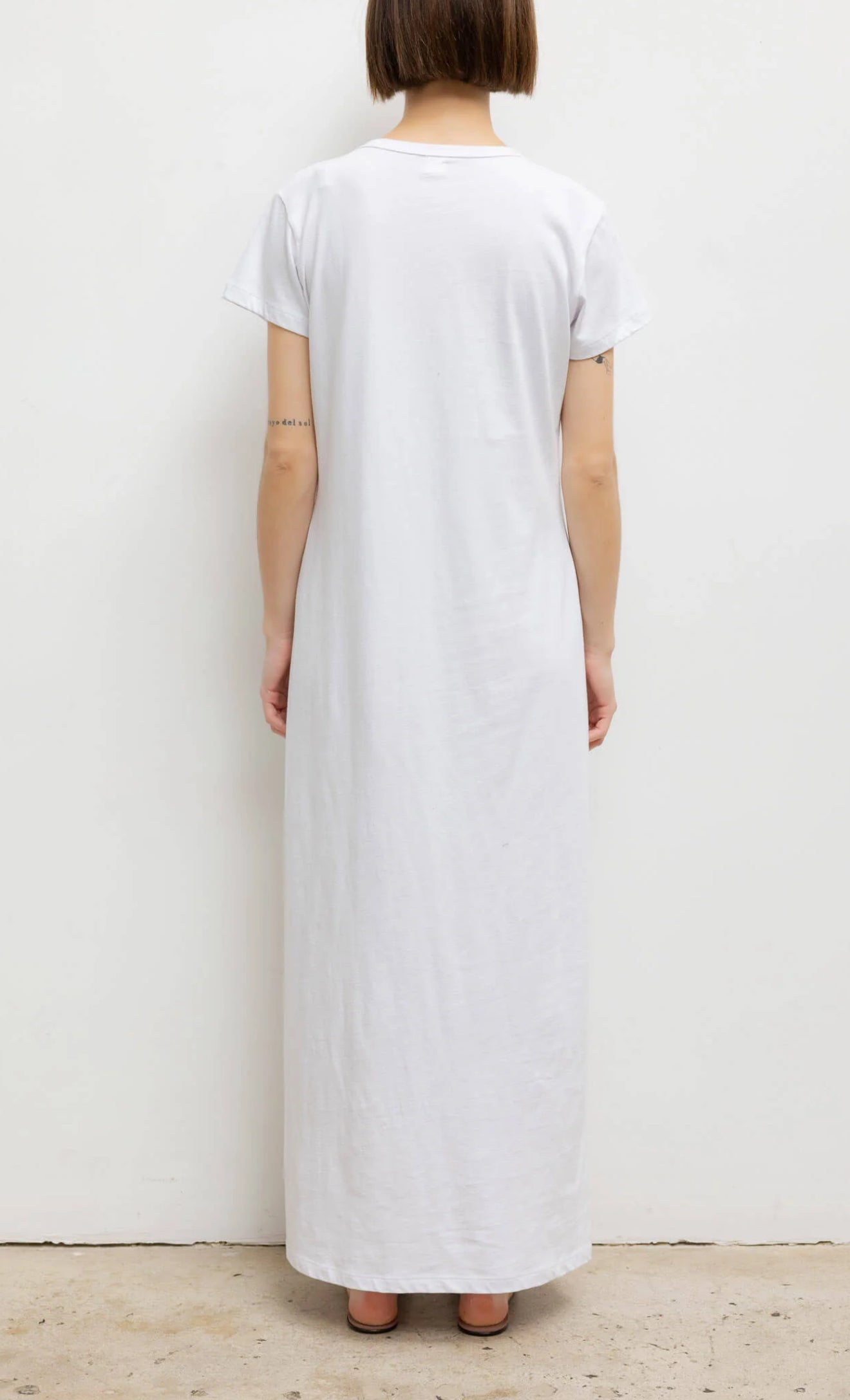 LESET Margo Maxi Dress - White