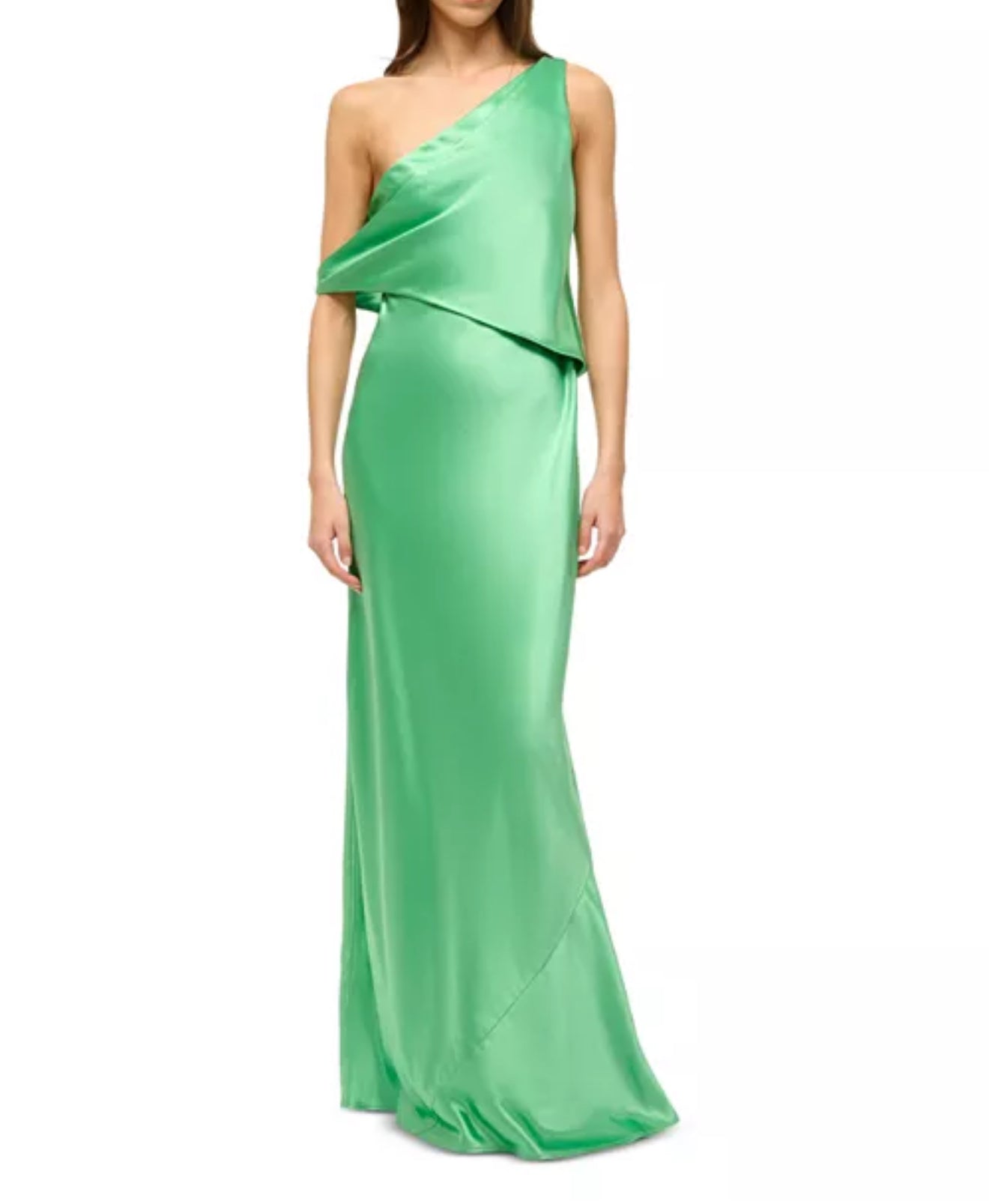 STAUD Naomi Asymmetrical Dress - Green