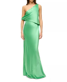 STAUD Naomi Asymmetrical Dress - Green