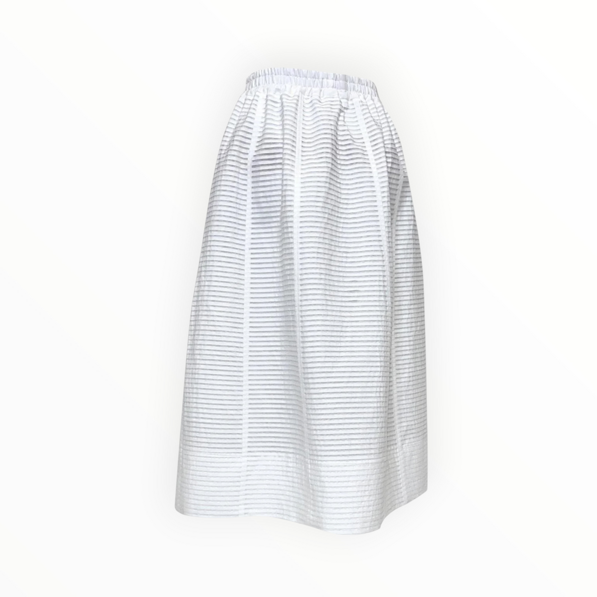 ODEEH Midi Skirt - White