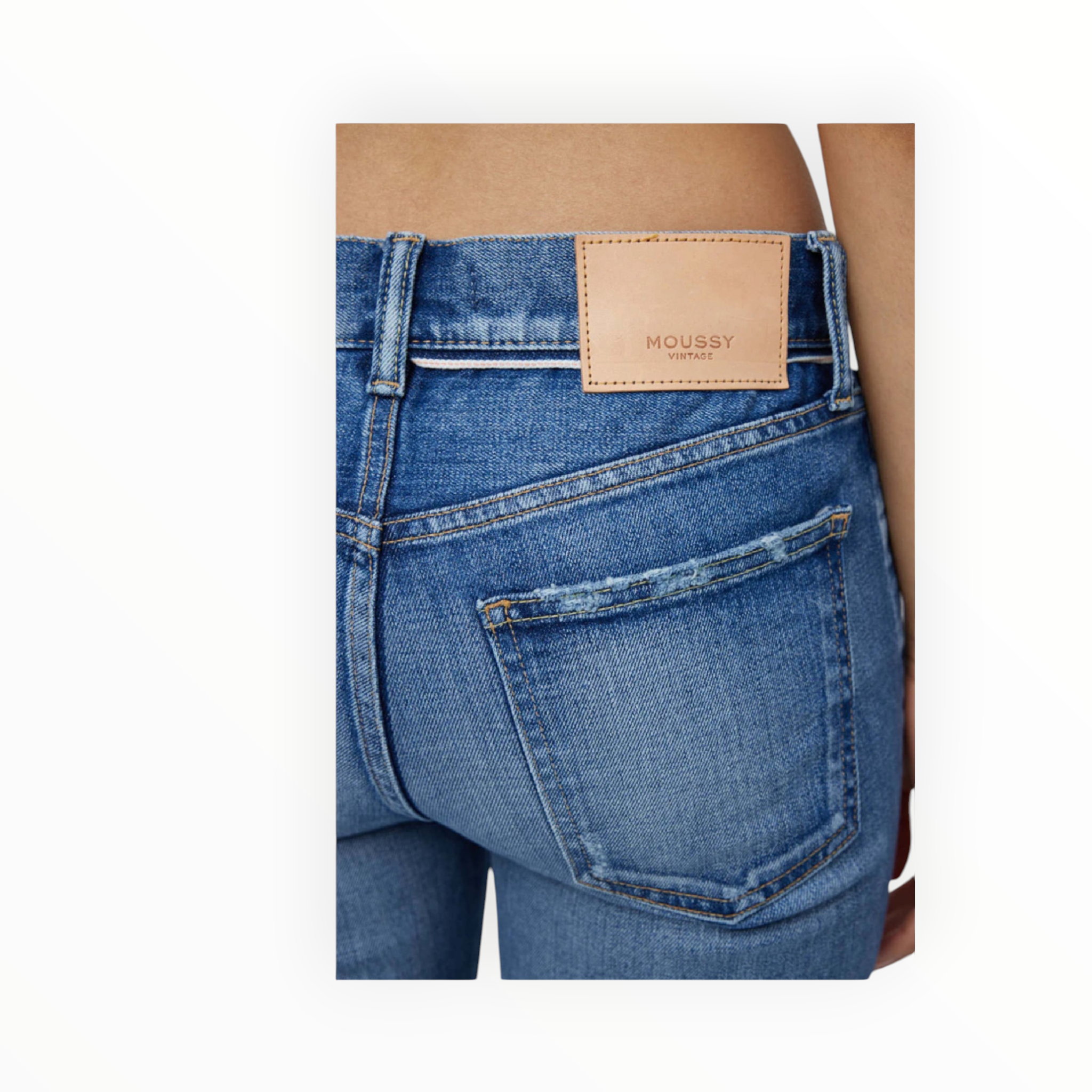 Moussy Vintage Appleton Skinny Jeans - Blue