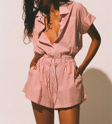 Faithful the Brand Zion Playsuit - Riviera Stripe
