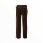 Coût De La Liberté Candice/Stretch Velvet Cropped Skinny - Chocolate