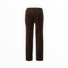 Coût De La Liberté Candice/Stretch Velvet Cropped Skinny - Chocolate