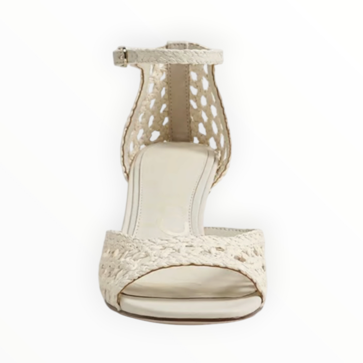 Sam Edelman Peyton Kitten Heel - Modern Ivory Faux Raffia