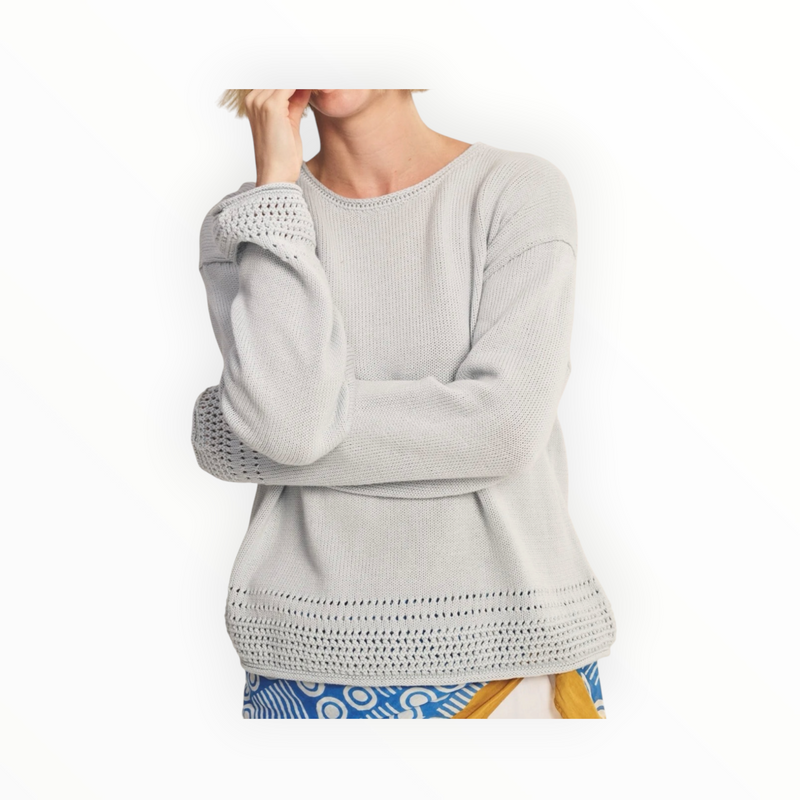 Velvet by Graham & Spencer Rosalyn Sweater - Ice