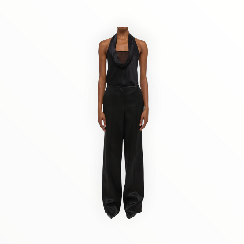 Helmut Lang Minimal Satin Pants - Black