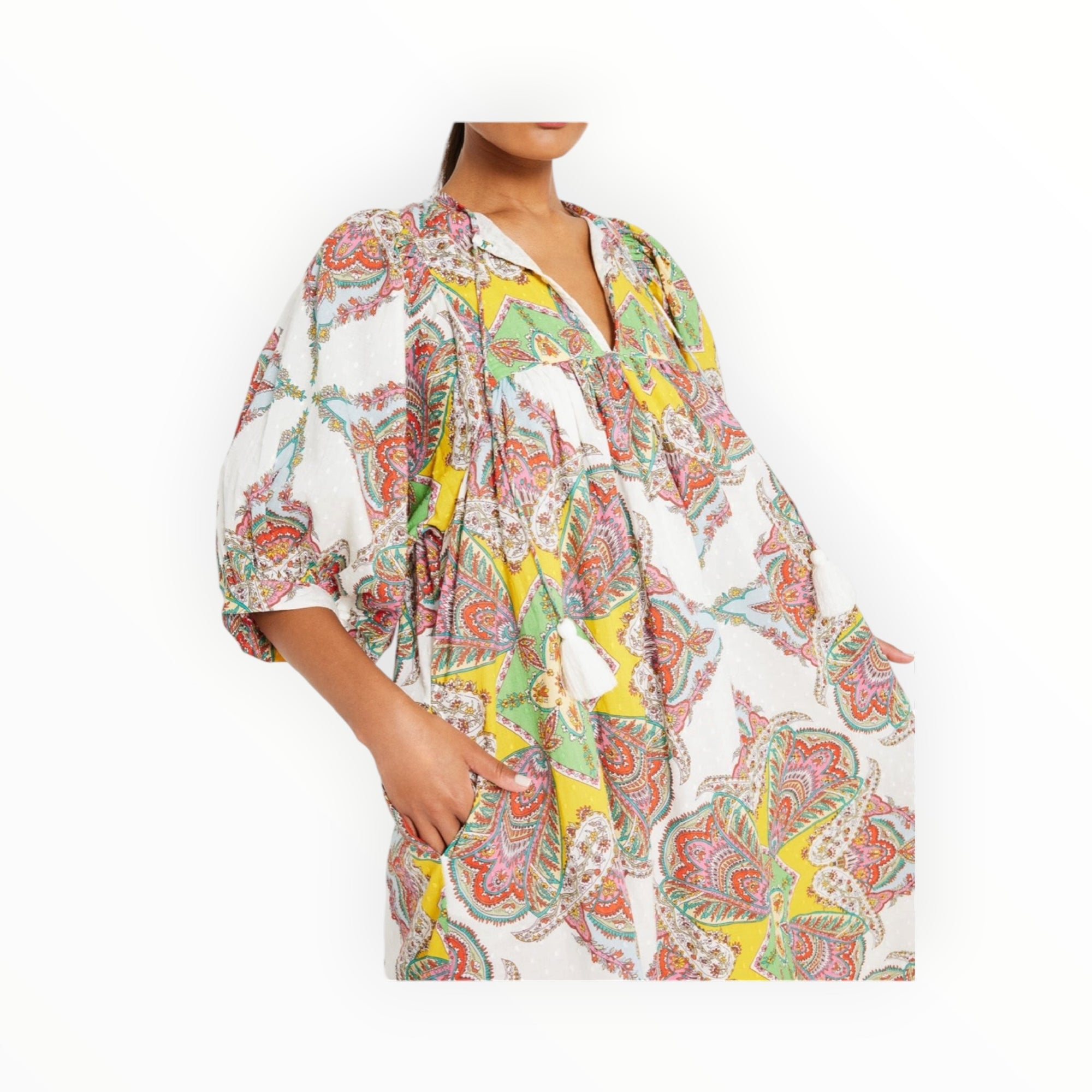 MILLE Saffron Dress - Kaleidoscope
