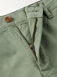 Hartford Byron Slim Cut Straight Leg Shorts - Faded Green