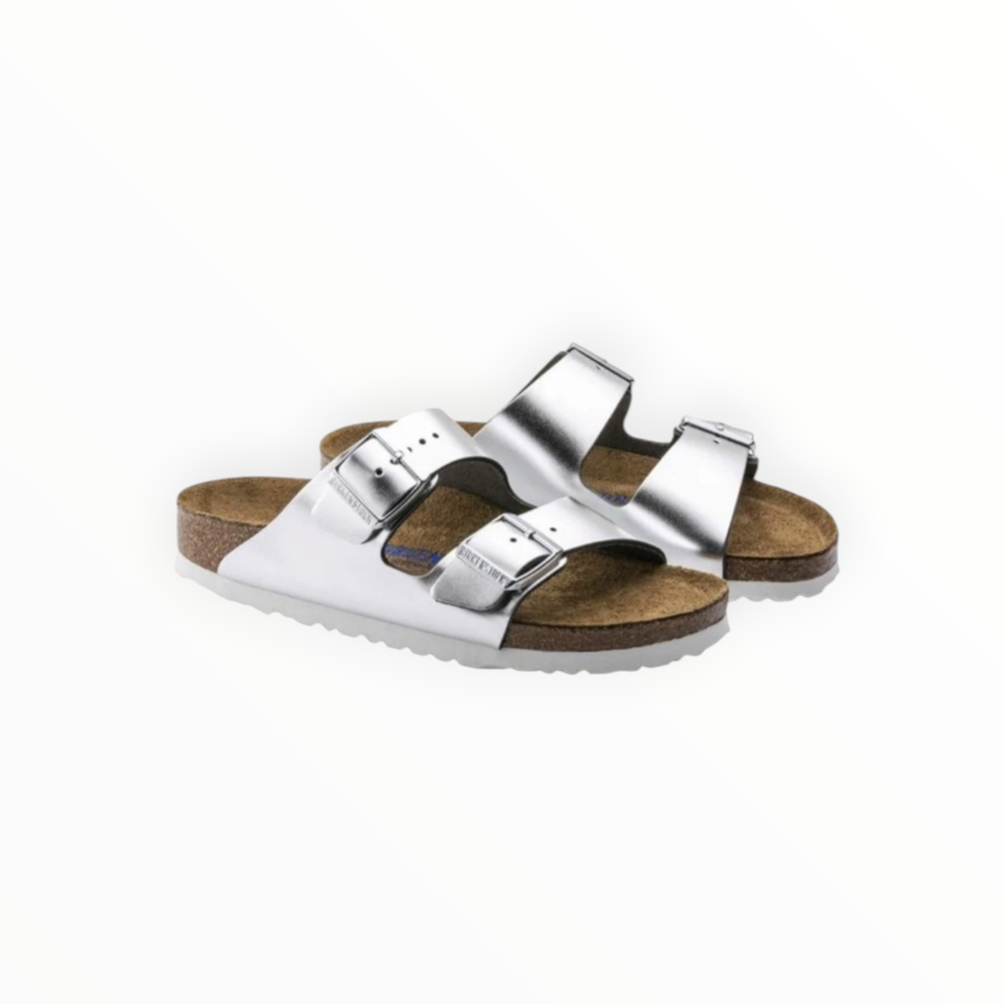 Birkenstock Arizona - Narrow Fit - Metallic Silver