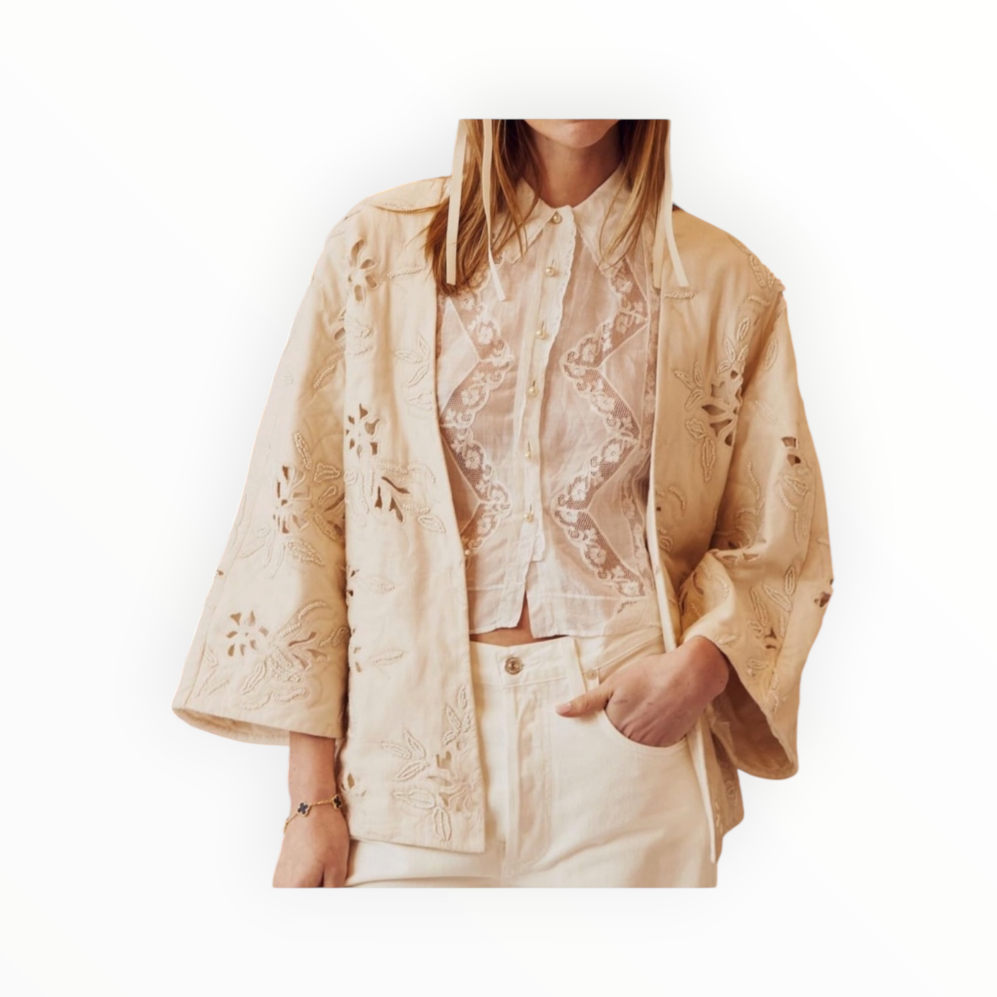 Love the Label Zoey Jacket - Antique Ivory