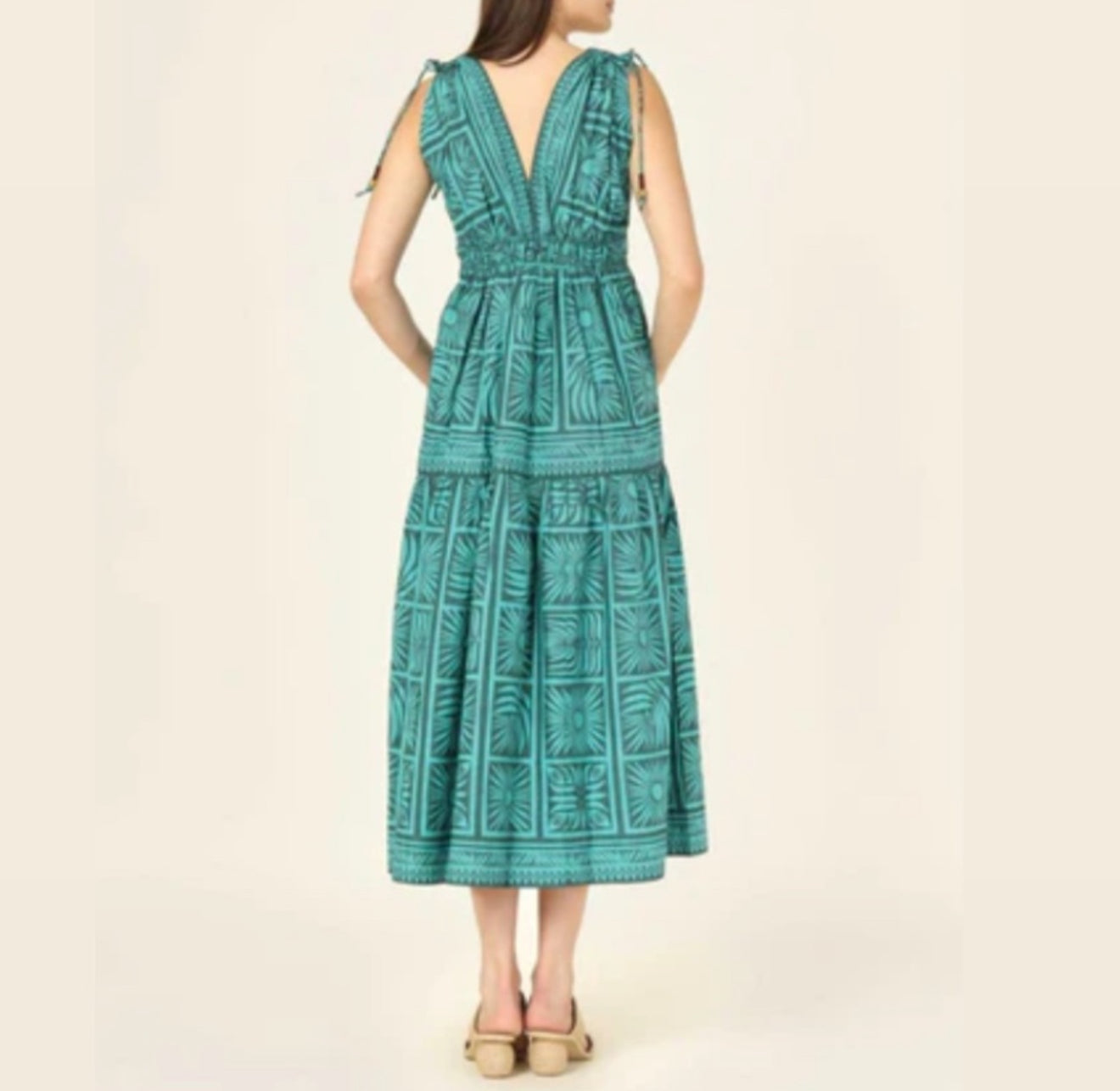 Omika Rosalita Midi Dress - Tashi Palm