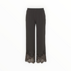 Gold Hawk Claudette Lace Silk Pants - Dark Grey