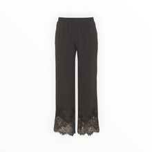 Gold Hawk Claudette Lace Silk Pants - Dark Grey