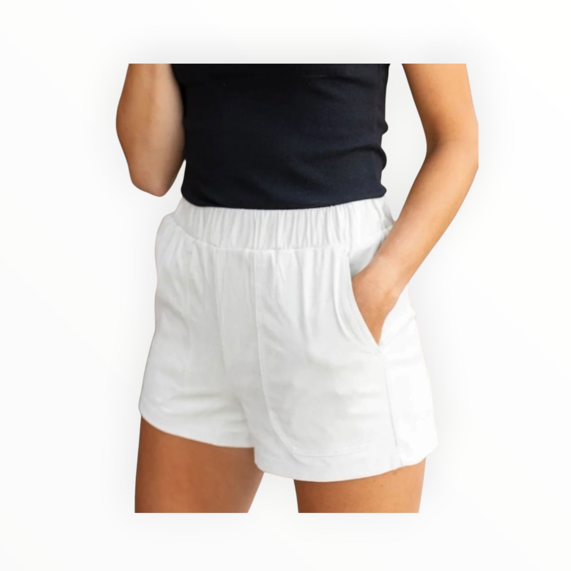 Steve Madden Faux The Record Faux Leather Shorts - Silver Birch