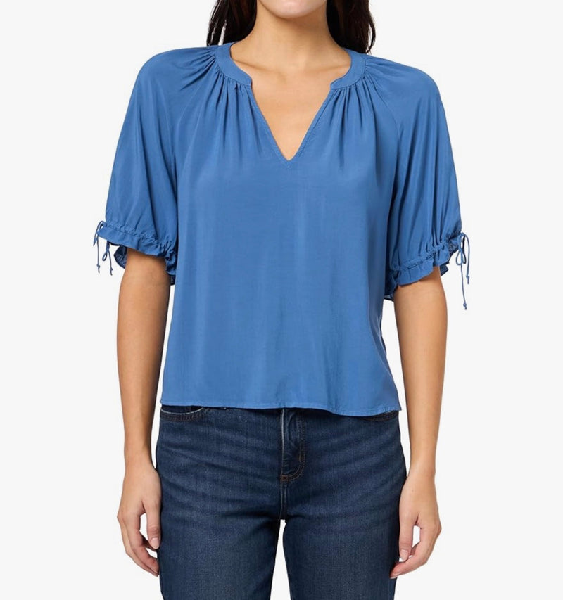 Velvet by Graham & Spencer Luna Top - Sea Smoke