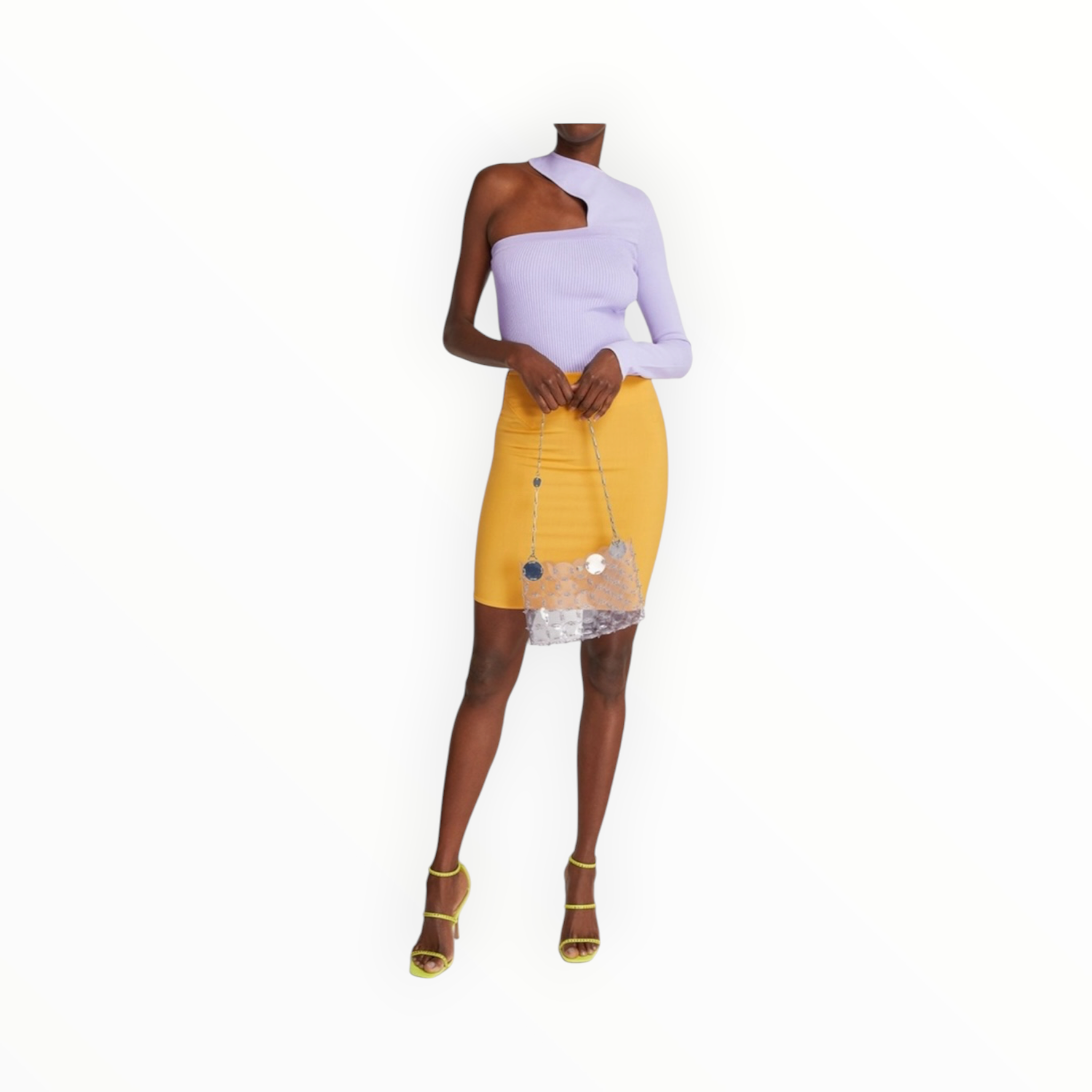 GAUGE81 Ucham One-Shoulder Cut-Out - Lilac