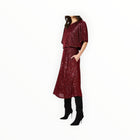 Traffic People Crimson & Clover Top - Wine