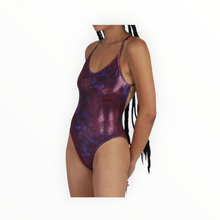 Sharay Iridescent Olympic Swimsuit - Bordeaux