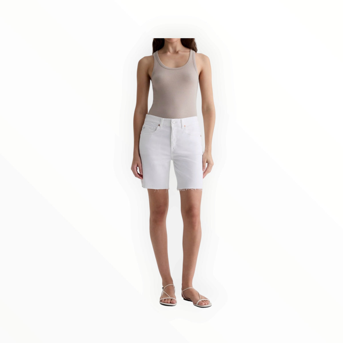 AG Jeans Ex-Boyfriend Short - White