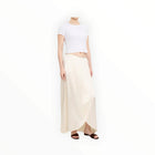 Michael Stars Diane Wrap Midi Skirt - Chalk