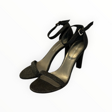 Stuart Weitzman Croc Embossed Walkaway Heel - Black