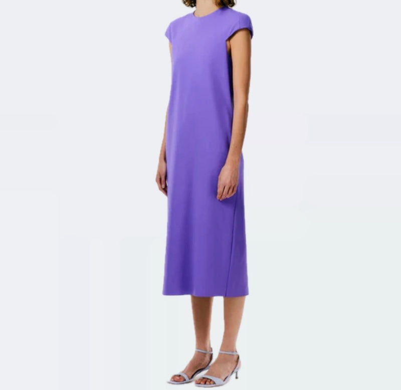 Tibi Compact Ultra Stretch Knit Lean Dress - Violet