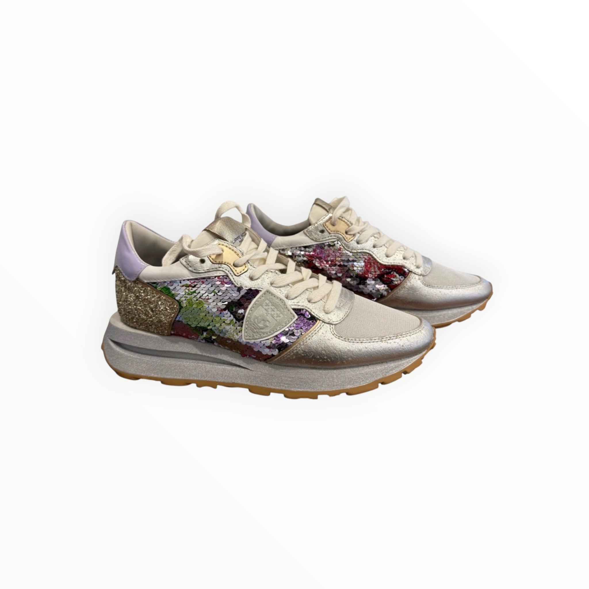 Philippe Model Tropez Haute Low-Top Sneakers - Violet