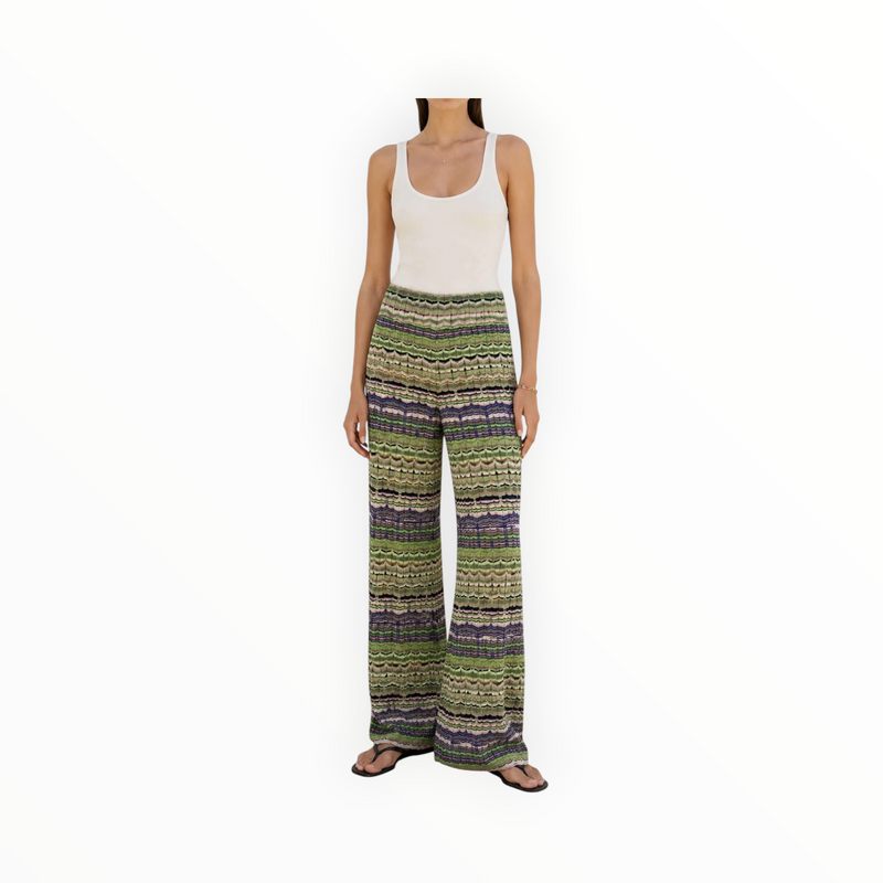 Aldo Martins Atka Wide Leg Pants - Green