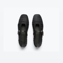 Frēda Salvador Jules Mary Jane - Black Raffia