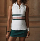 Varley Dranell Performance Polo - White