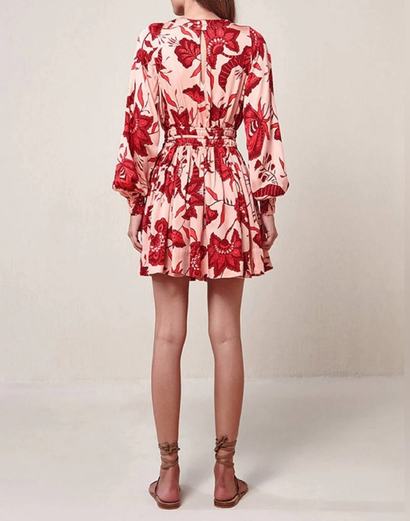 Omika Adele Mini Dress - Sitara Apricot
