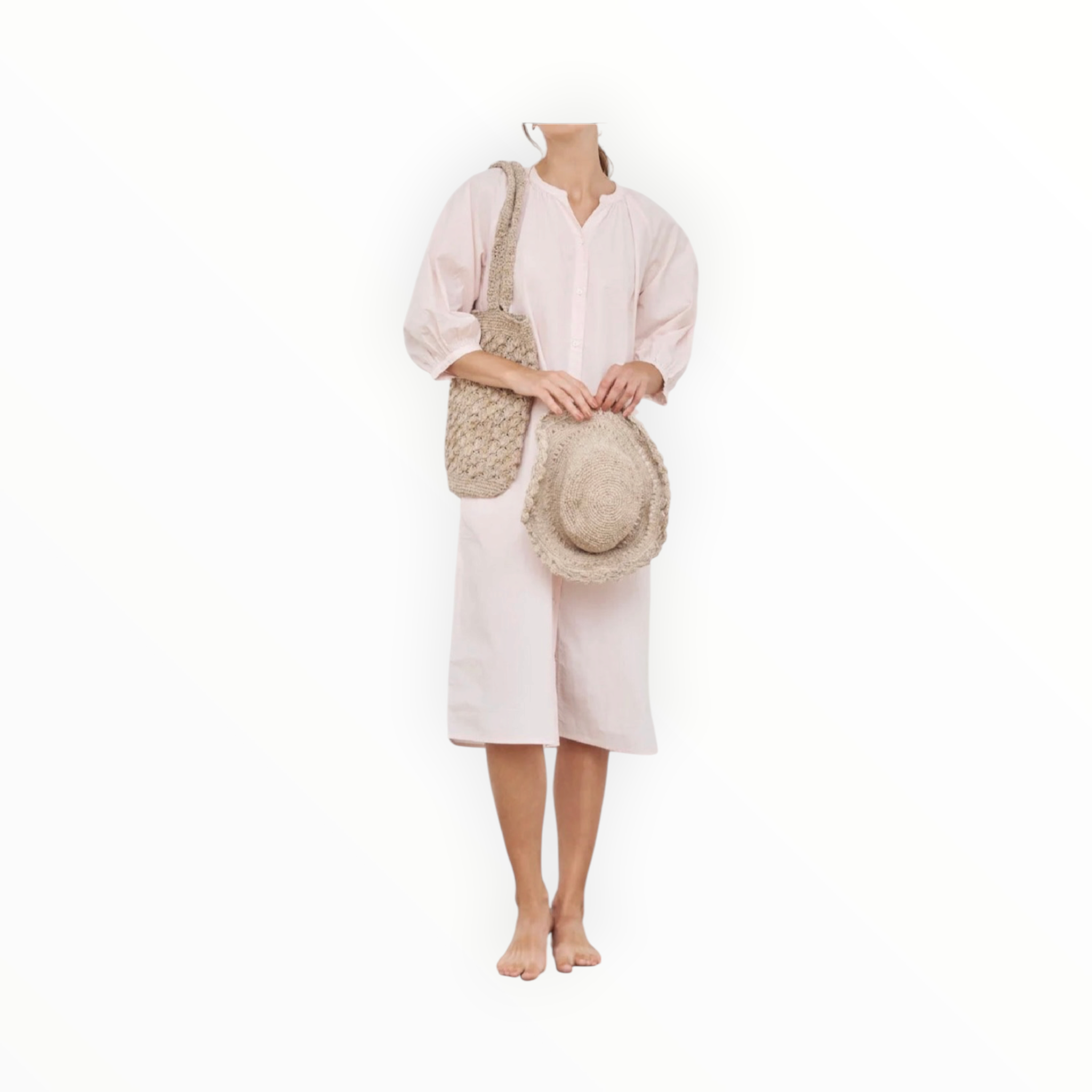 CARE BY ME Beach Tote Bag  - Nature