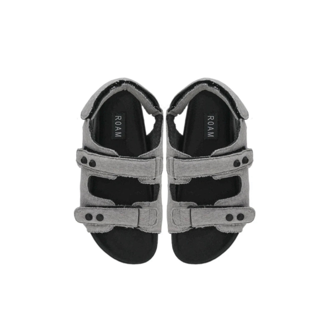 ROAM Velcro Puff Jersey Sandal - Grey