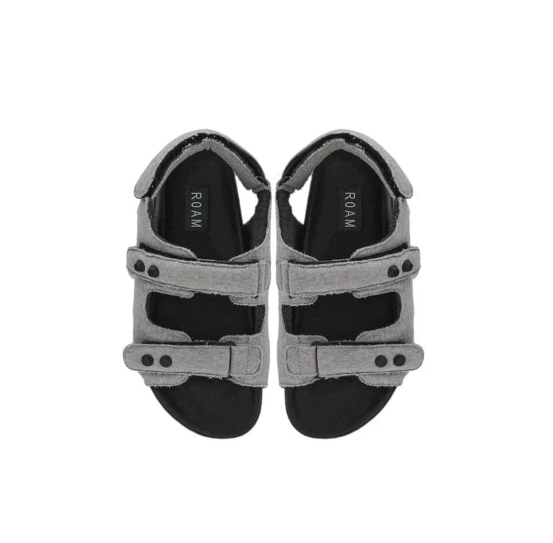 ROAM Velcro Puff Jersey Sandal - Grey