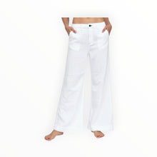ASKK NY Cropped Brighton Twill Jeans - Ivory