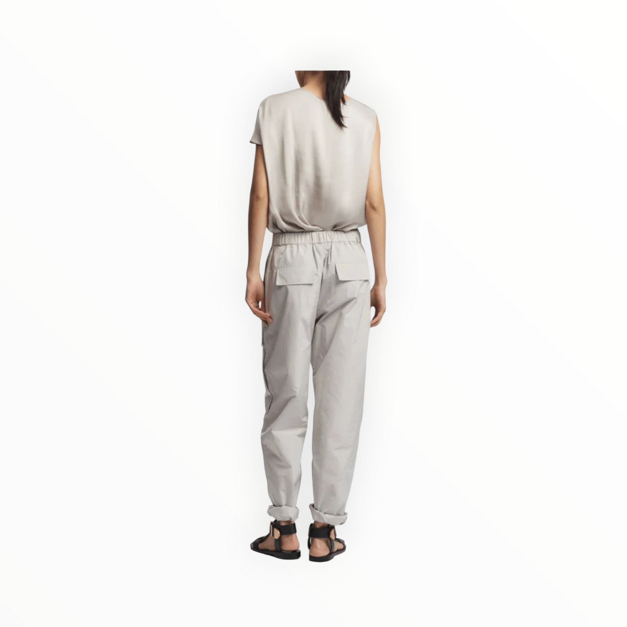 saint art Jordan Pull On Pant - Pebble