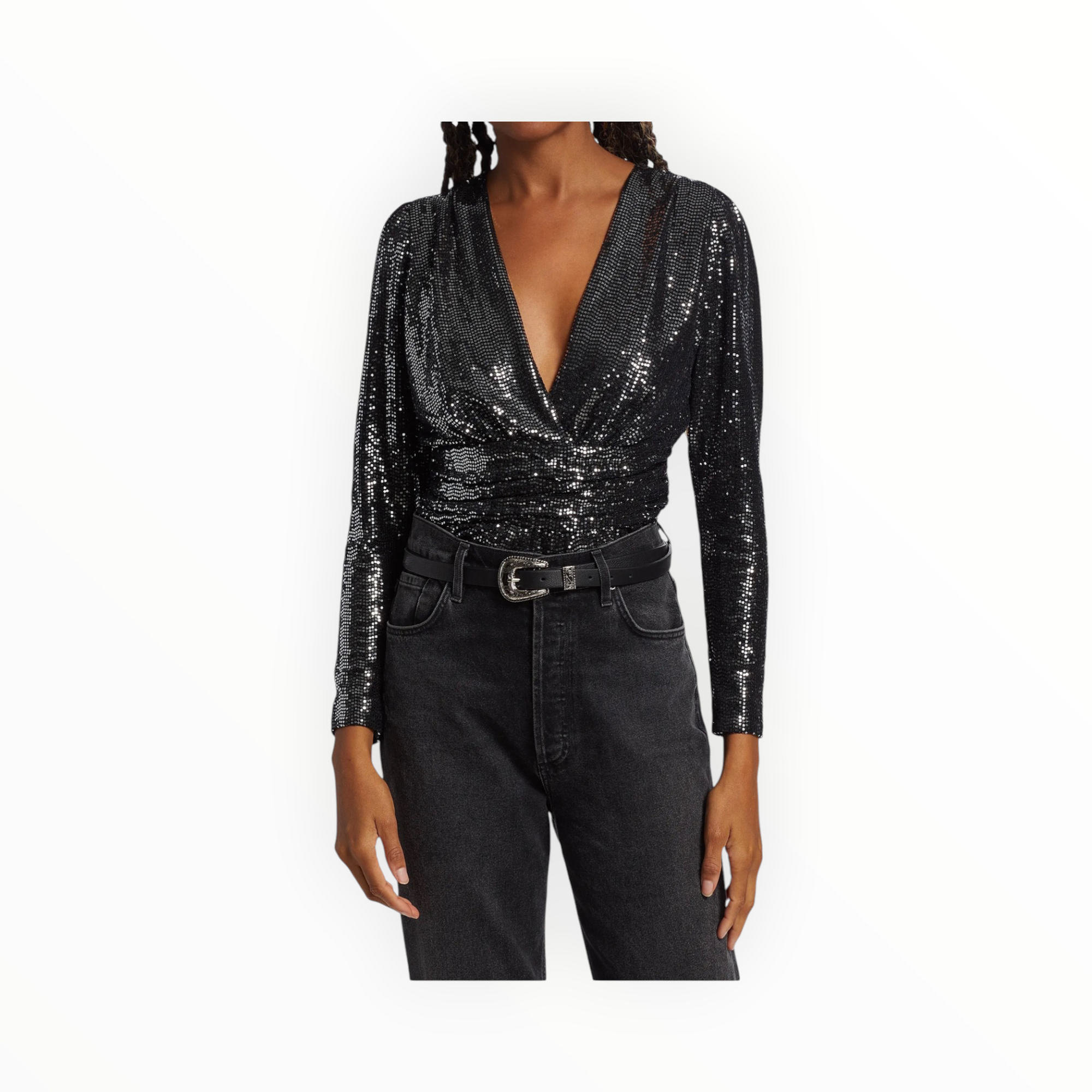 ba&sh Mae Top - Noir