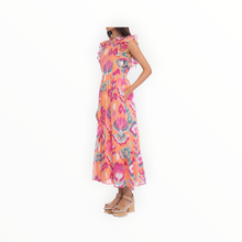 Banjanan Hannah Dress - Ikat Floral Spice