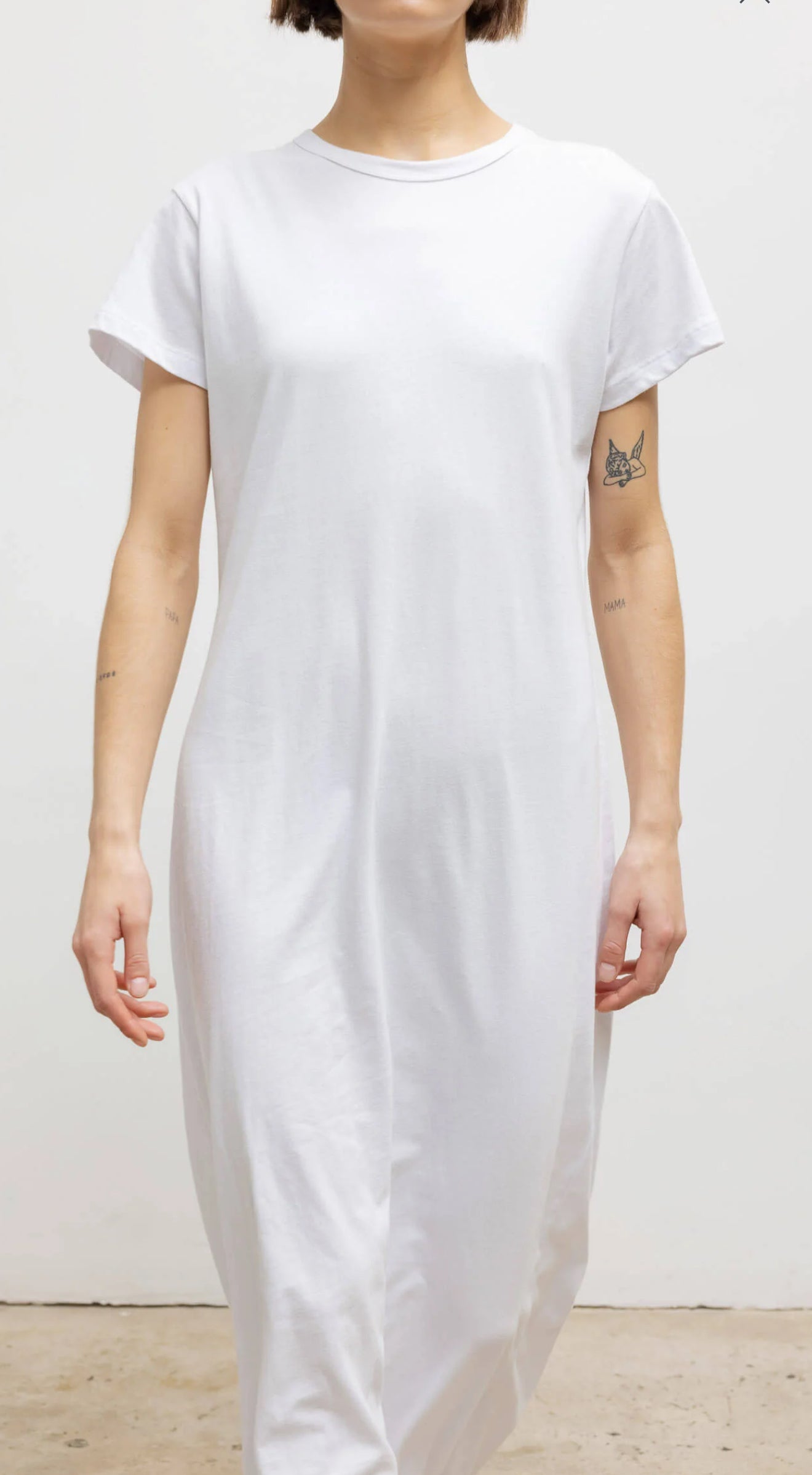 LESET Margo Maxi Dress - White