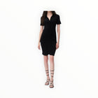 Joseph Ribkoff A-line Polo Dress - Black