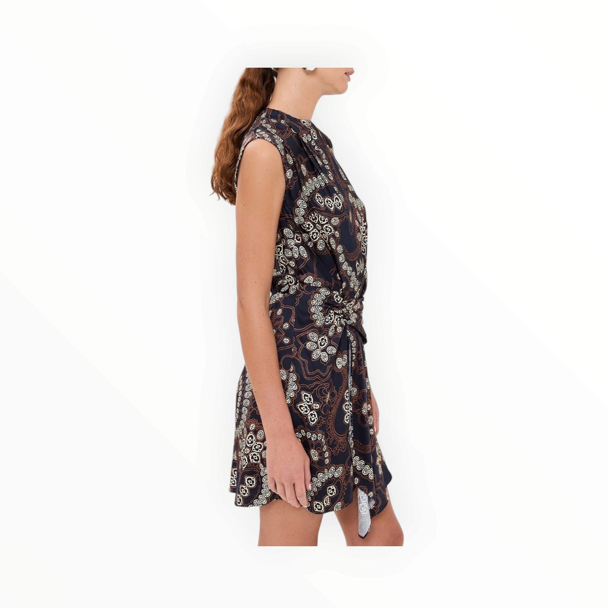 A.L.C. Dion Dress - Navy/Cream