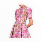 THEIA Abba Jacquard Gown - Opera Mauve/Meadow