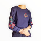 Tallulah & Hope Embroidered Top - Purple