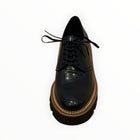 Frēda Salvador Bobbie Lug Sole Derby - Black Spazzolato